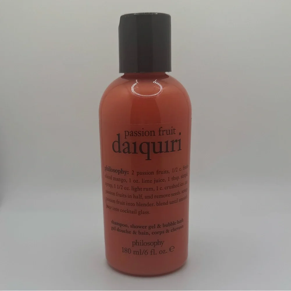 Philosophy Passion Fruit Daiquiri Orange Bottle